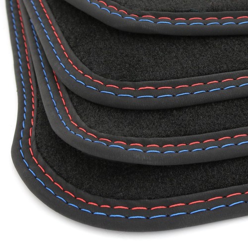 Velour fußmatten doppelnaht - fußmatten,