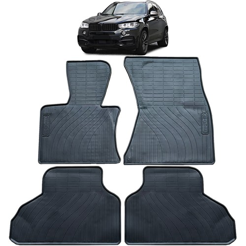 Auto gummi fußmatten schwarz - auto,